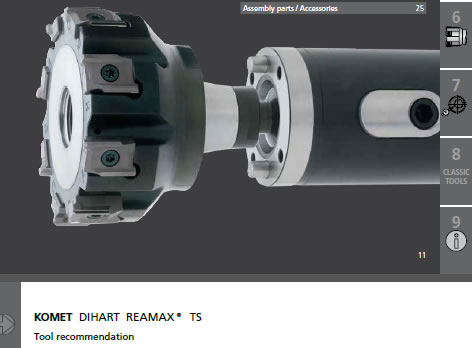 高迈特 REAMAX-TS-DUO 可转位刀片式铰刀