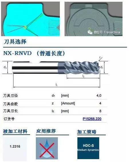 OP1. HDC高动态铣削粗开型腔 (至8mm深）